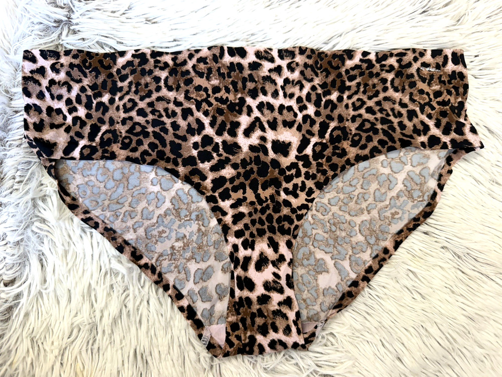 Women's Steve Madden Panties animal print leopard Underwear Lg Cheeky Bikini